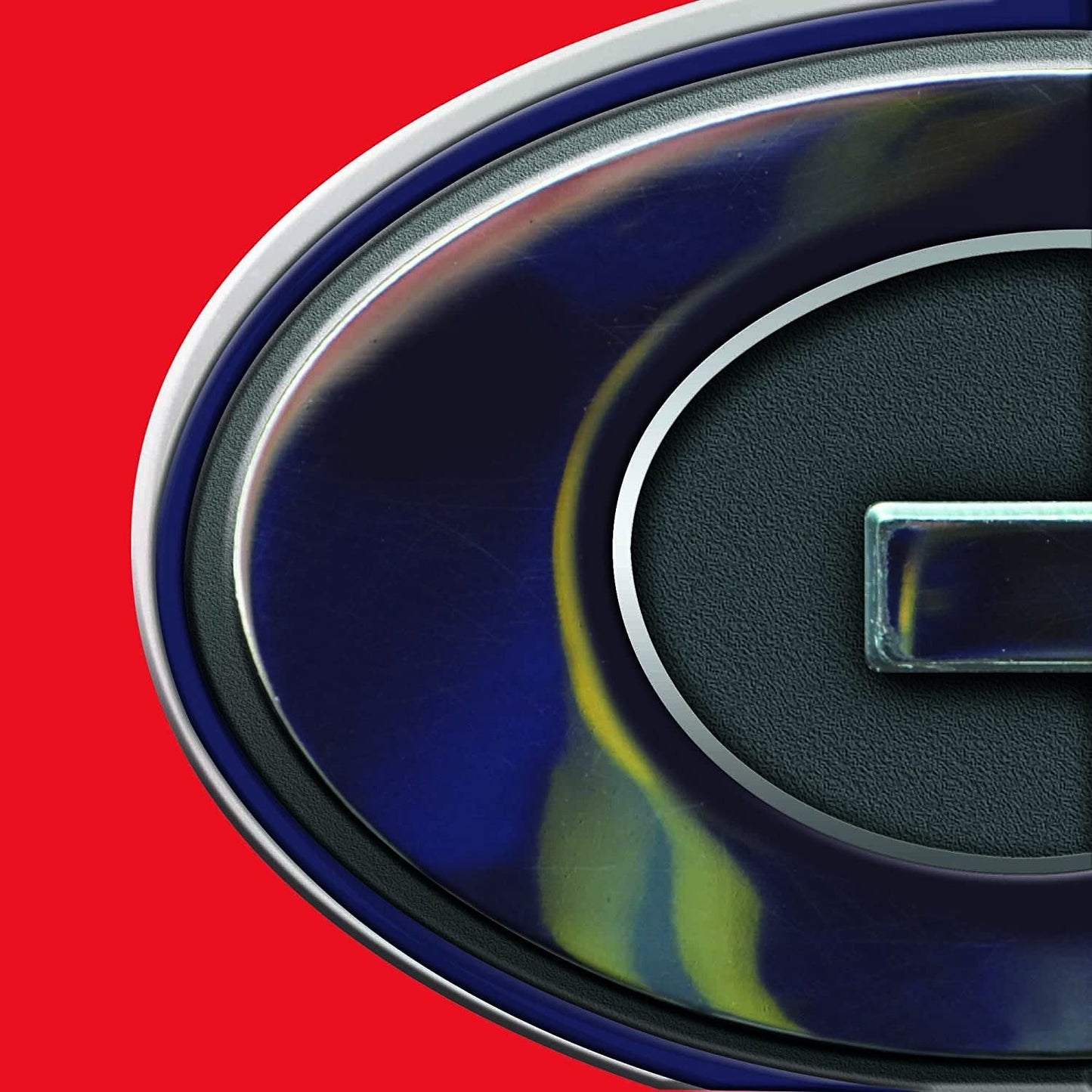 Auburn University Tigers Premium Solid Metal Raised Auto Emblem, Shape Cut, Adhesive Backing