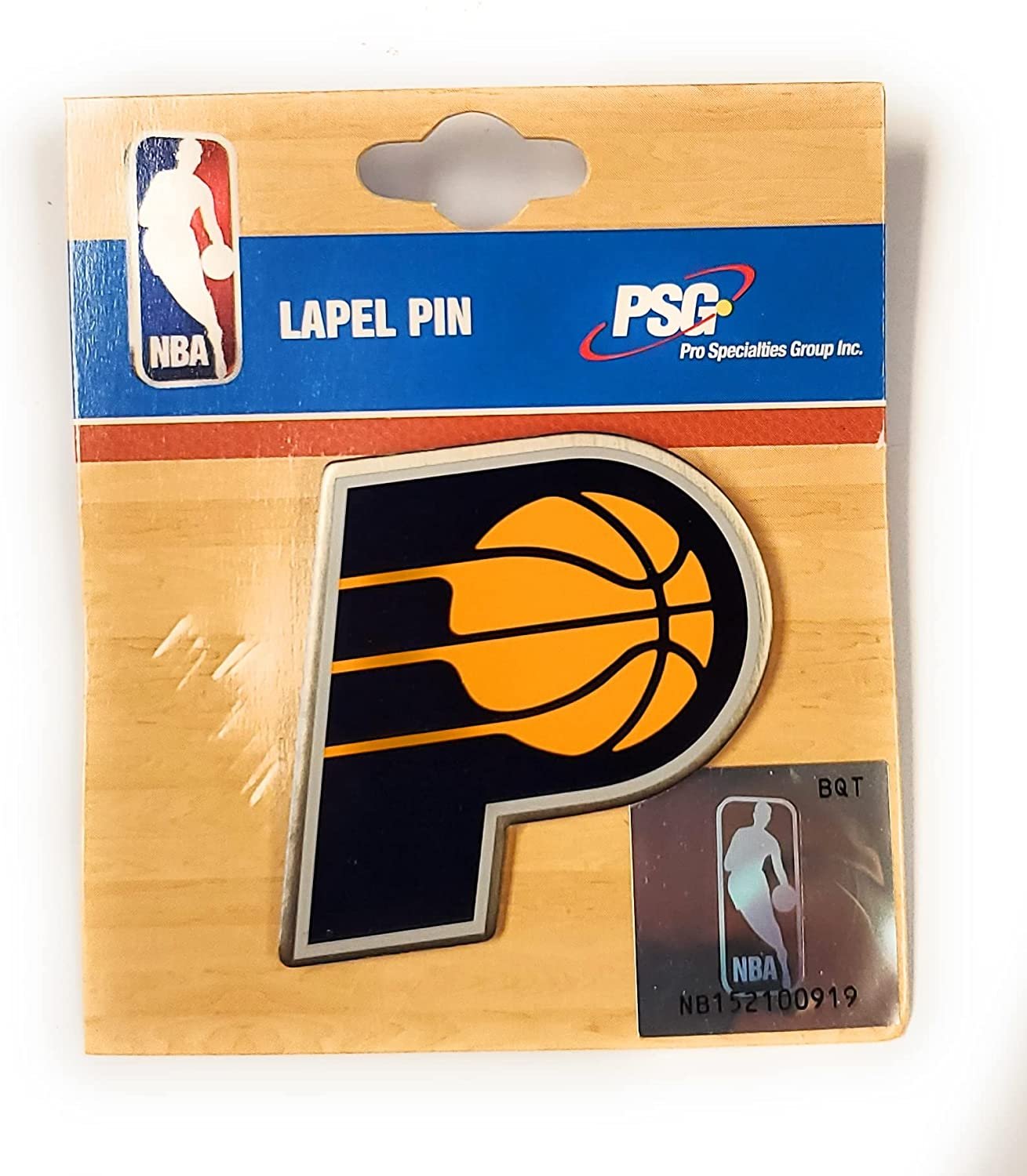 Indiana Pacers Metal Hat Lapel Pin Basketball