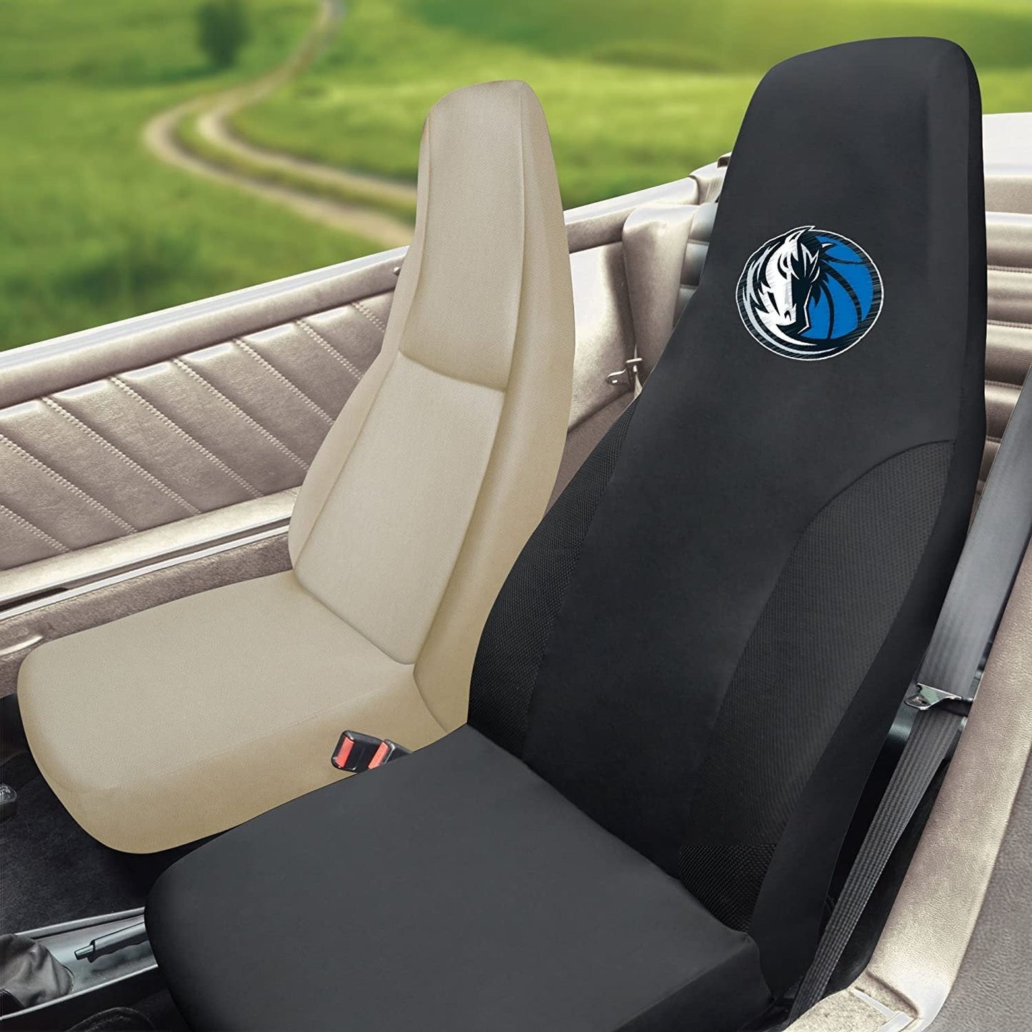 FANMATS NBA Dallas Mavericks Polyester Seat Cover , 20"x48"