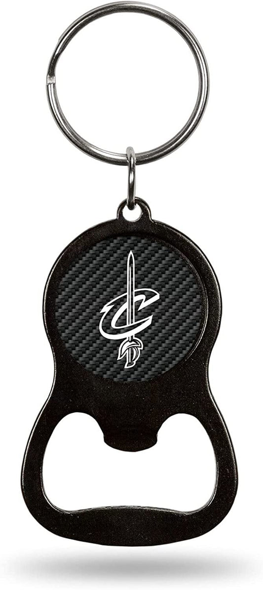 Cleveland Cavaliers Keychain Bottle Opener Carbon Fiber Design Metal Basketball