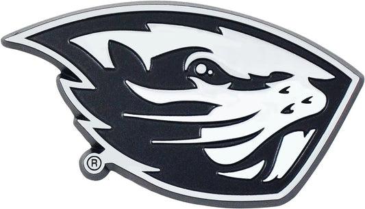 Oregon State University Beavers Solid Metal Raised Auto Emblem Decal Adhesive Backing
