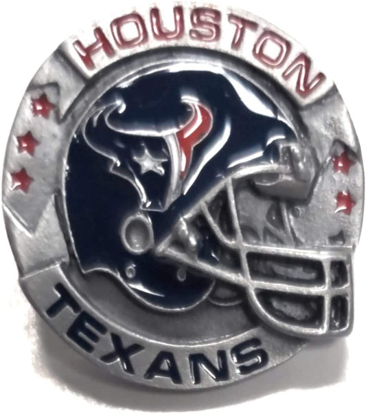 Houston Texans Glossy Metal Hat Lapel Pin Team Logo Football
