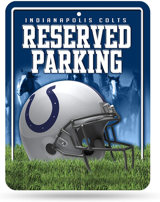Indianapolis Colts Metal Parking Sign