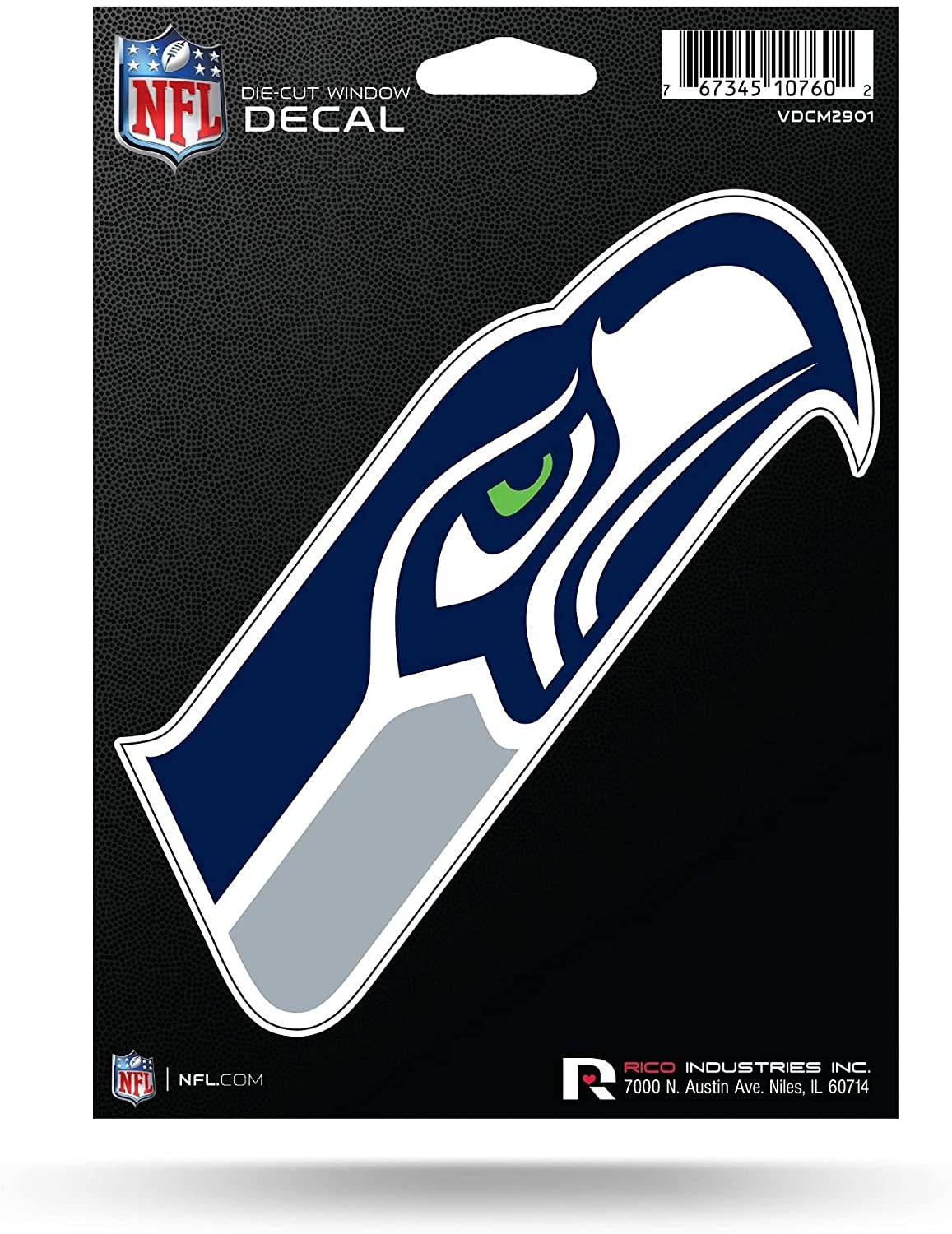 Seattle Seahawks 5 Inch Die Cut Flat Vinyl Decal Sticker Adhesive Backing