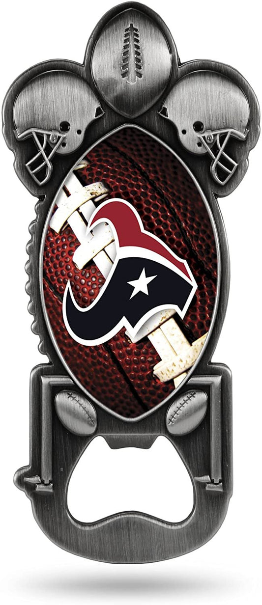 NFL Houston Texans Magnetic Metal Bottle Opener Party Starter