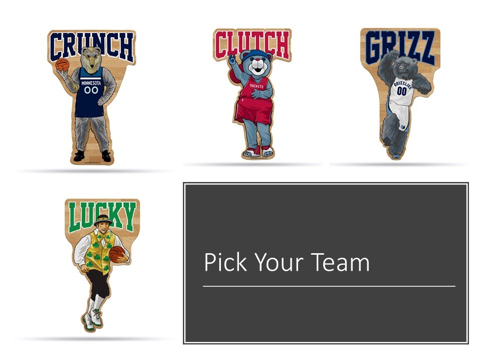 Toronto Raptors 18" Mascot Shape Pennant Soft Felt