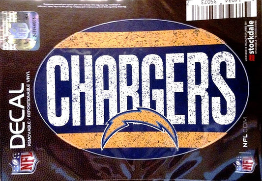Los Angeles Chargers 5x7 Inch Decal Sticker MEGA Design Flat Vinyl Auto Home Vintage Design
