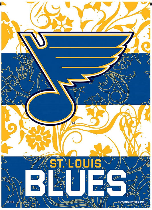 St Louis Blues Premium Garden Flag Banner, Double Sided, 13x18 Inch