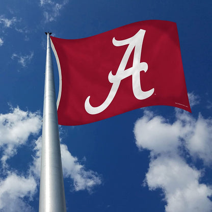 NCAA Alabama Crimson Tide 3-Foot by 5-Foot Single Sided Banner Flag with Grommets