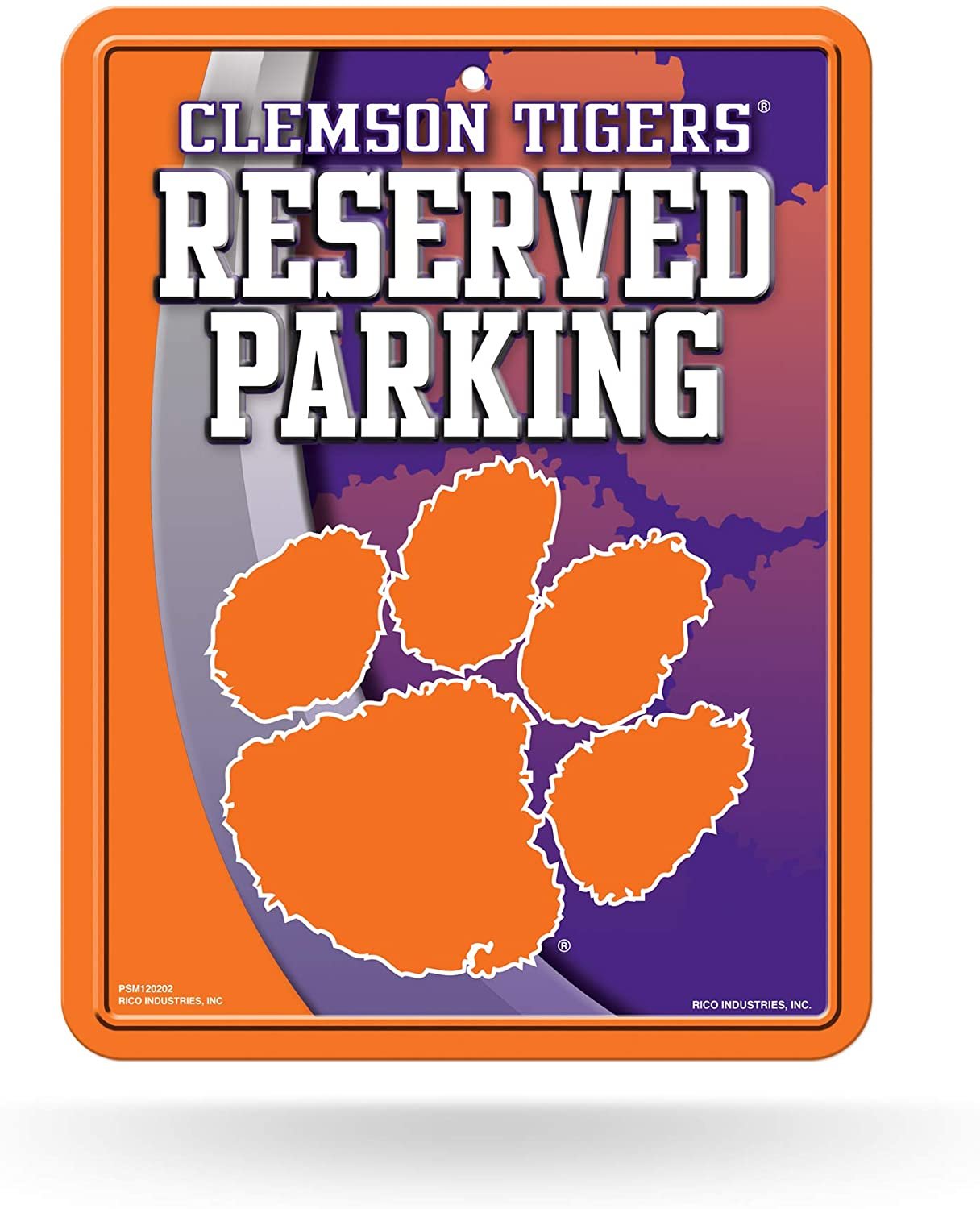 NCAA Clemson Tigers Parking Sign