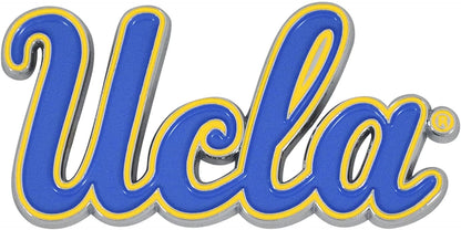 UCLA Bruins Premium Solid Metal Raised Auto Emblem, Shape Cut, Adhesive Backing