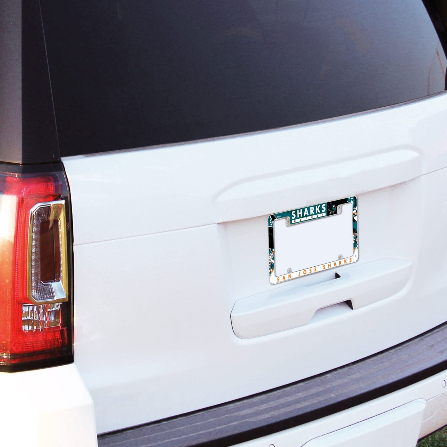 Southern Illinois University Salukis Metal License Plate Frame Chrome Tag Cover, All Over Design, 6x12 Inch