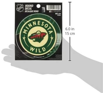 Minnesota Wild 4" Round Decal