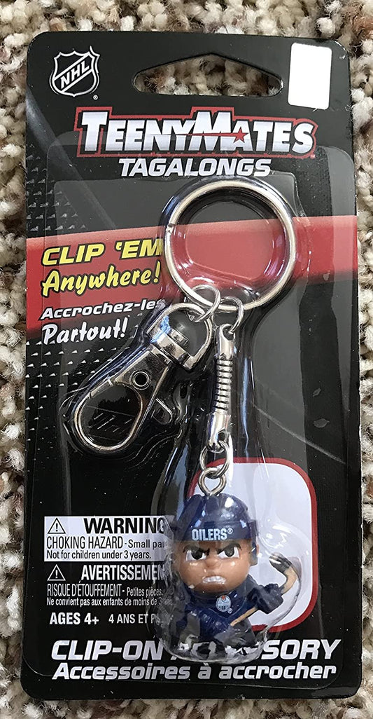 Edmonton Oilers Teeny Mates Keychain Tag Along Figure Teenymates