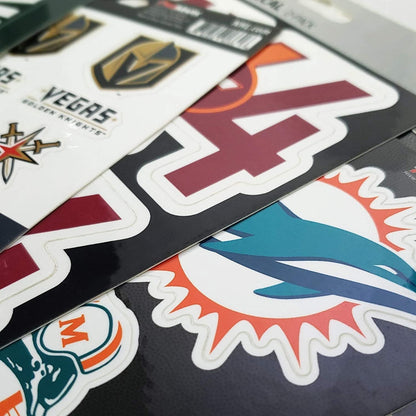 College of William & Mary Tribe 6-Piece Decal Sticker Set, 5x6 Inch Sheet, Gift for football fans for any hard surfaces around home, automotive, personal items