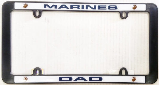 Marines DAD License Plate Frame Tag Cover United States Marine Corp Military