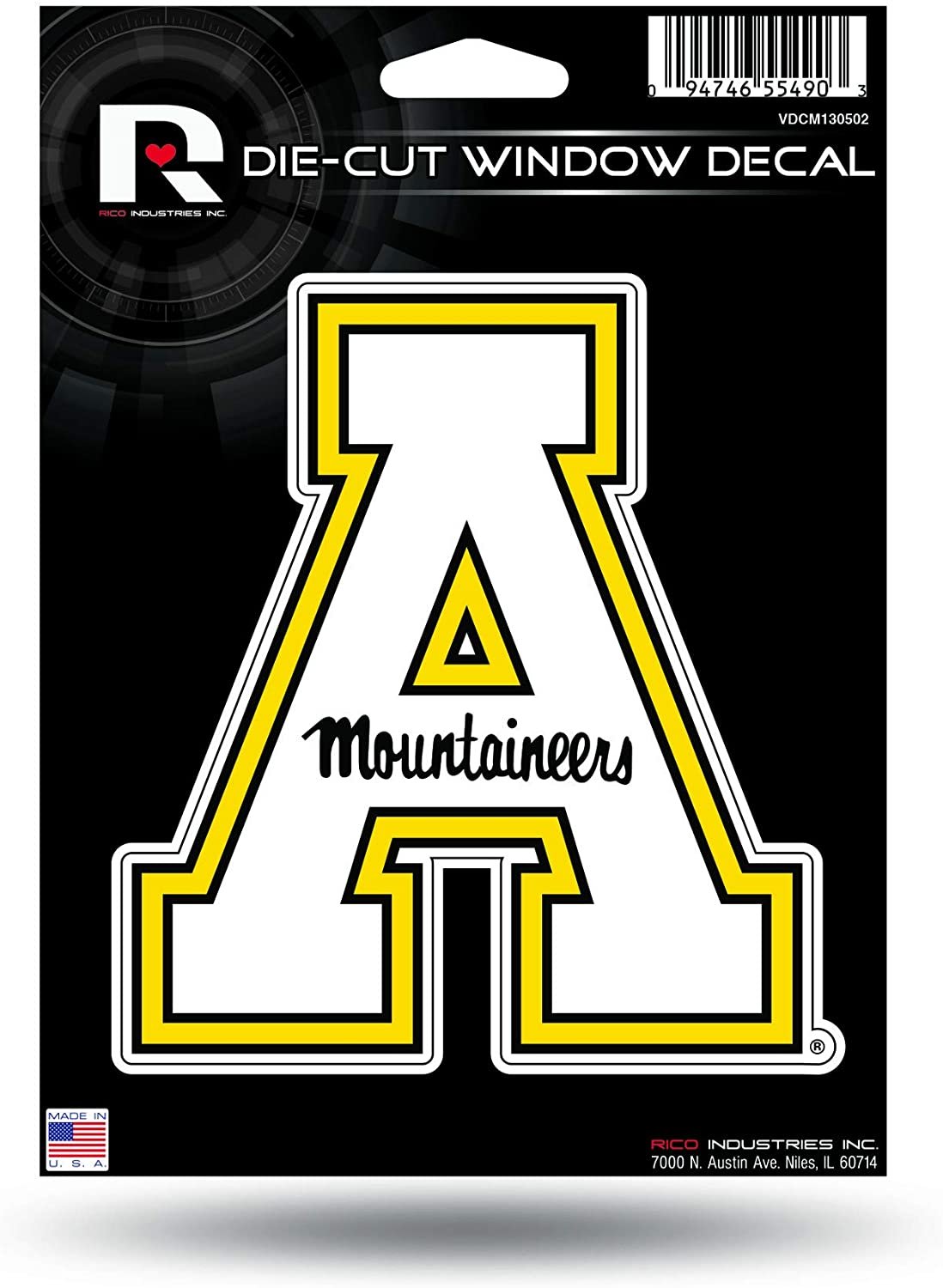 NCAA Appalachian State Mountaineers Die Cut Vinyl Decal