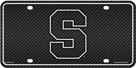 Syracuse University Orange Metal Auto Tag License Plate, Split Design, 6x12 Inch