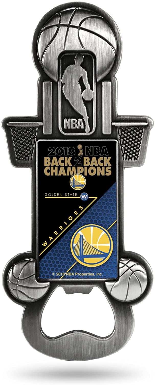 Golden State Warriors 2018 Champions Magnetic Party Starter Bottle Opener Basketball