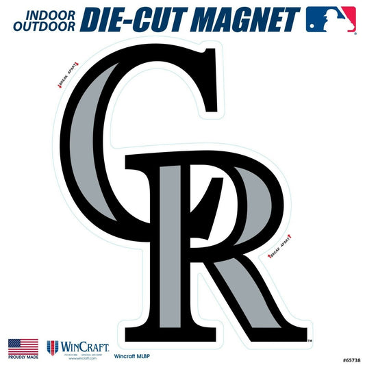 Colorado Rockies SD 12" Logo MAGNET Die Cut Vinyl Auto Home Heavy Duty Baseball