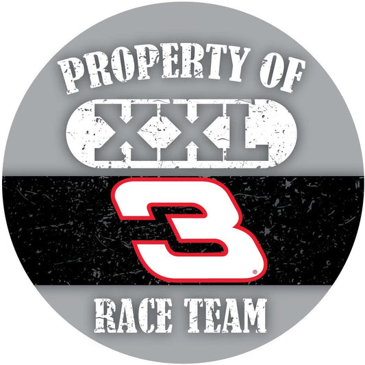 Dale Earnhardt Sr #3"Property of" Magnet 4" Round Vinyl Auto Home Racing
