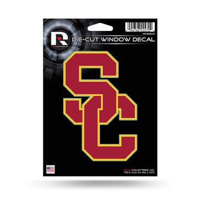 University of Southern California Trojans USC 5 Inch Vinyl Die Cut Decal Sticker, Primary Logo, Full Adhesive Backing, Peel & Stick, Officially Licensed, Made in the USA