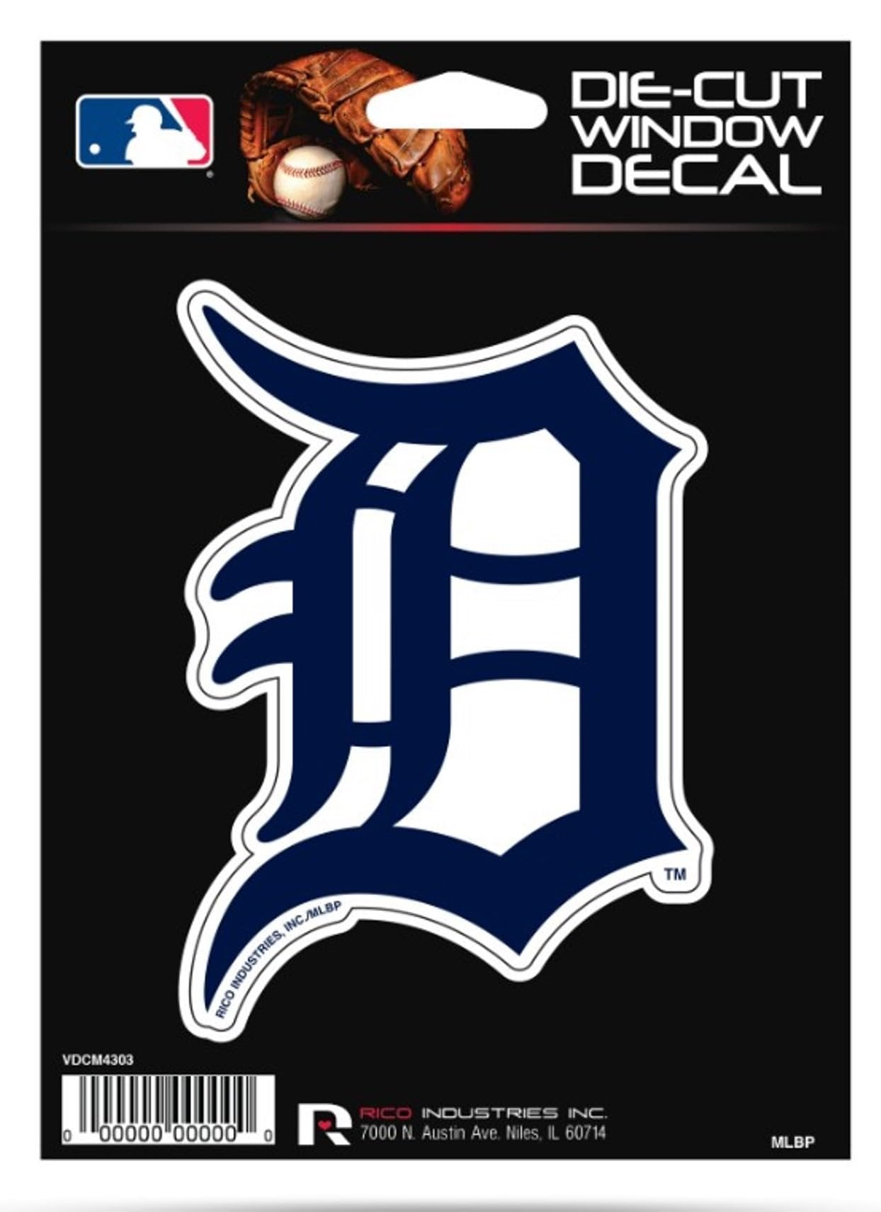 Rico MLB Detroit Tigers Medium Die Cut Decal