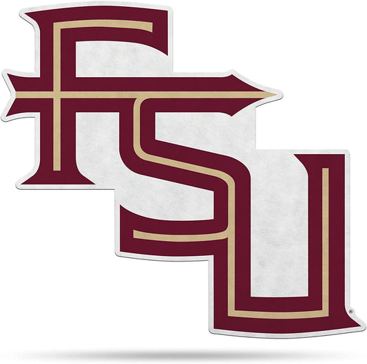 Rico Industries NCAA Florida State Seminoles Shape Cut Mascot Pennant - Home, Living Room, Bedroom, Mancave Decor - Soft Felt Material - Made