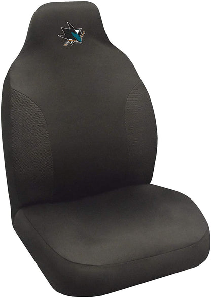 FANMATS NHL San Jose Sharks Seat Coverseat Cover, Team Colors, One Sized, 25095