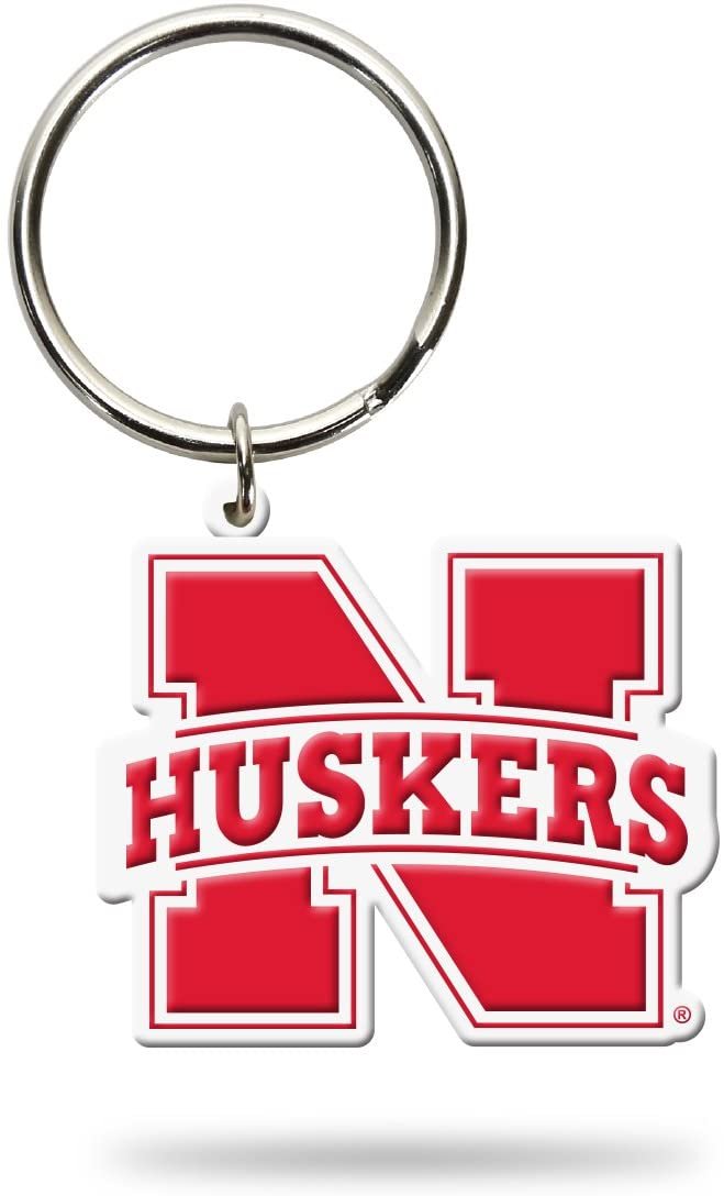 NCAA Nebraska Cornhuskers Flexible Team Logo Keychain
