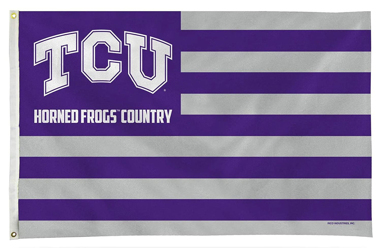Texas Christian TCU Flag Banner 3x5 Country Design Premium with Metal Grommets Outdoor House University of