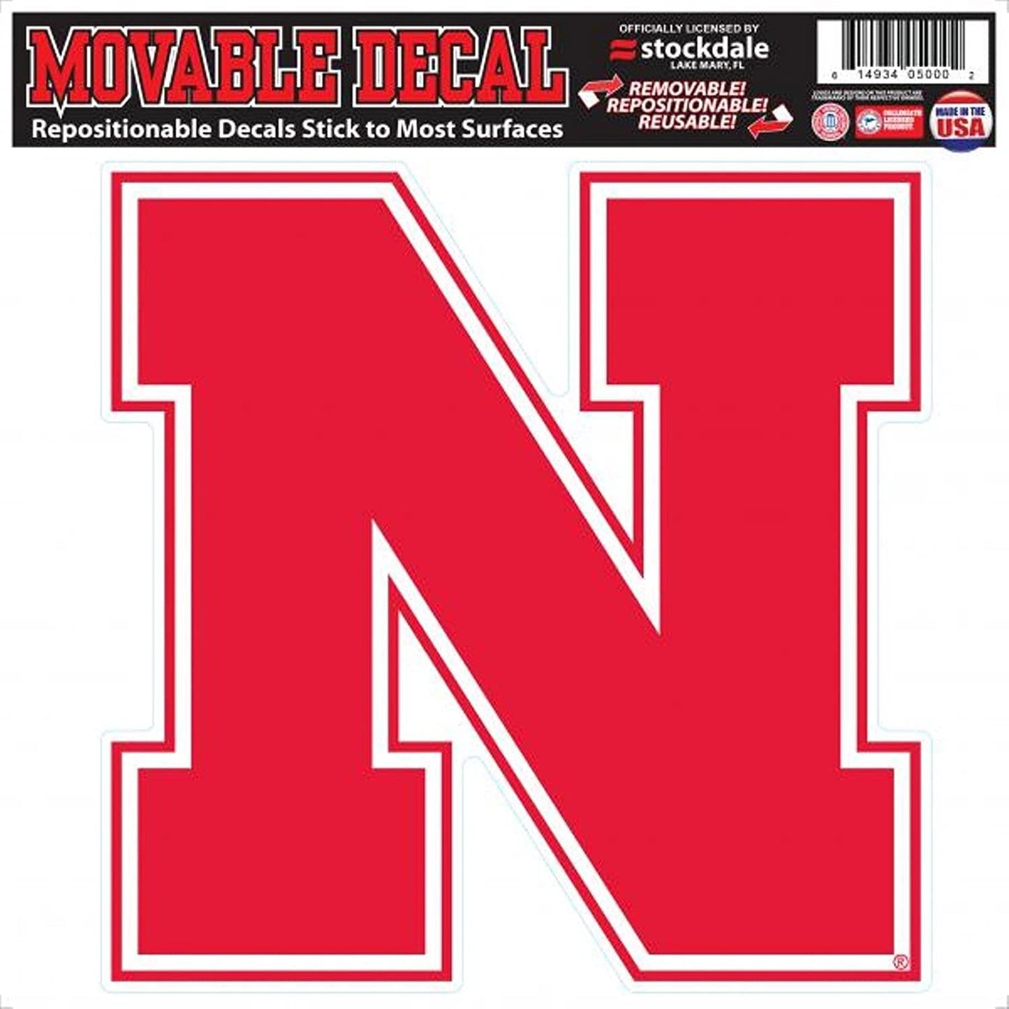 Nebraska, University of S05000 All Surface Decals