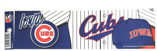 Rico Industries Iowa Cubs Bumper Sticker