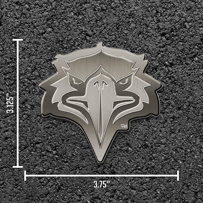 Morehead State Eagles Solid Metal Auto Emblem Antique Nickel for Car/Truck/SUV