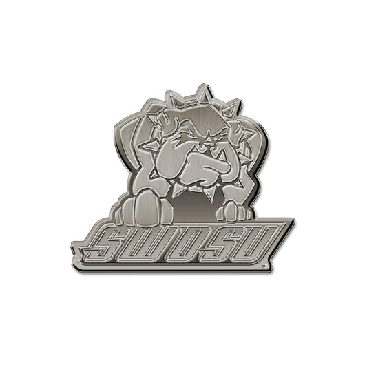 Rico Industries NCAA Southwestern Oklahoma State Bulldogs Antique Auto Emblem Antique Nickel Auto Emblem for Car/Truck/SUV