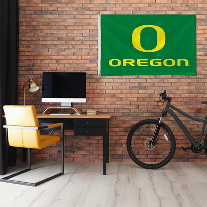 University of Oregon Ducks Premium 3x5 Feet Flag Banner Metal Grommets Outdoor Indoor