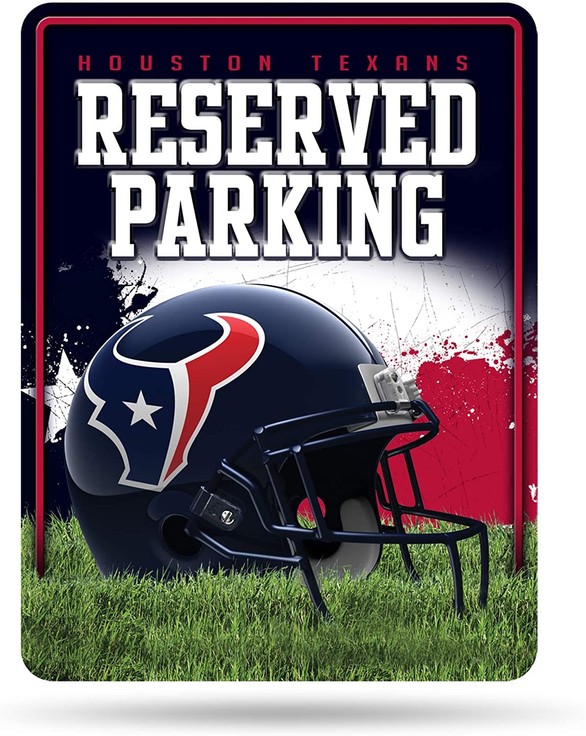 Houston Texans Metal Parking Sign