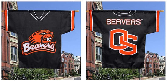 Oregon State University Beavers Premium 2-Sided Banner Flag, Jersey Design, 30x34 Inch