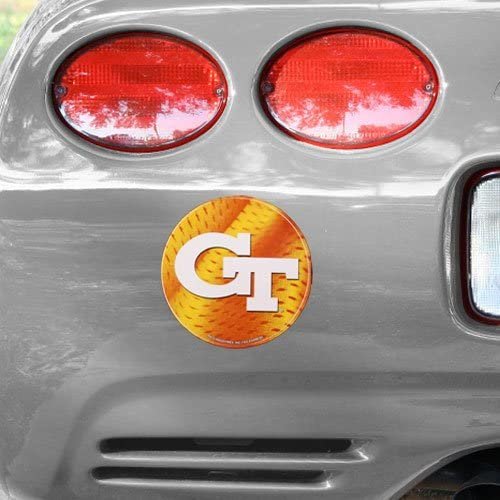 NCAA Georgia Tech Yellow Jackets 4.5'' Round Vinyl Mesh Decal