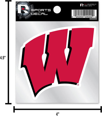 San Francisco 49ers 4x4 Inch Decal Sticker Retro Logo Design Clear Backing