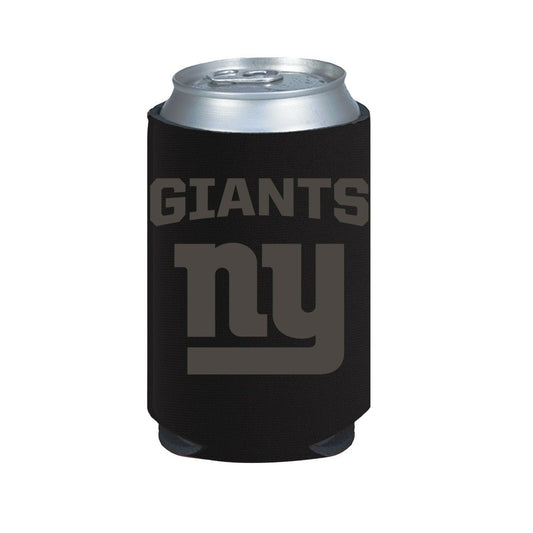 New York Giants 2-Pack BLACK TONAL CAN Koozie Neoprene Holder Cooler Football
