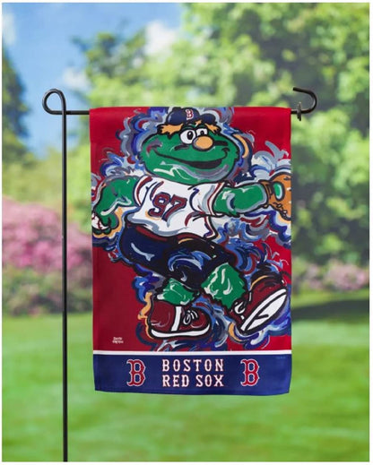 Boston Red Sox Premium Garden Flag Banner, Double Sided, 13x18 Inch
