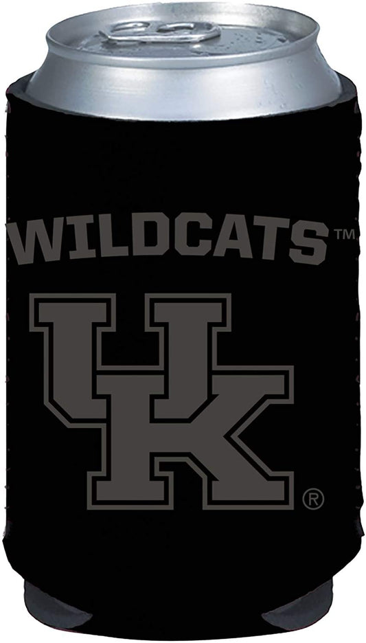 Kentucky Wildcats 2-Pack Tonal Black Design 12oz CAN Neoprene Beverage Insulator Holder Cooler University of