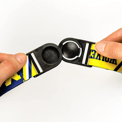 Las Vegas Raiders Lanyard Keychain Double Sided Breakaway Safety Design Adult 18 Inch