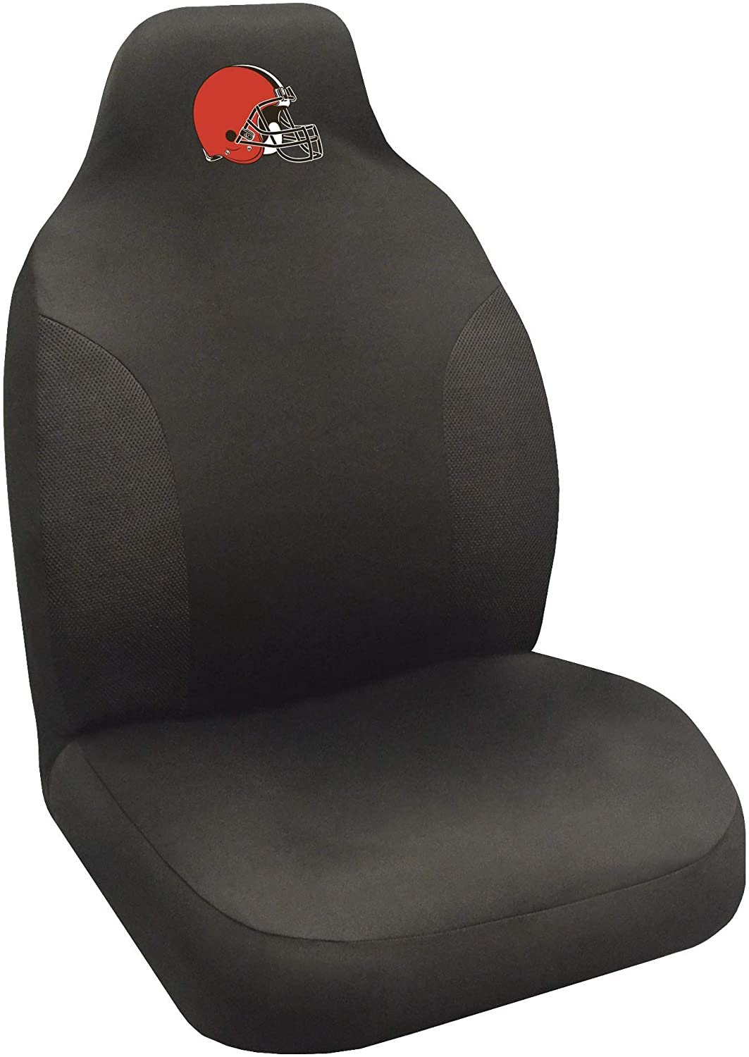 Cleveland Browns Embroidered Seat Cover, Black, 20"x48"