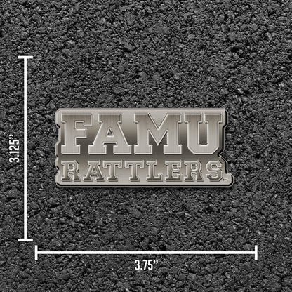 Rico Industries NCAA Wake Forest Demon Deacons Antique Auto Emblem Antique Nickel Auto Emblem for Car/Truck/SUV