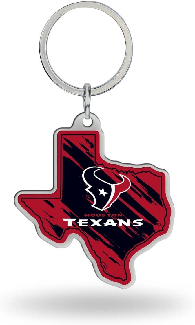 NFL Rico Industries State Shape Keychain, Houston Texans