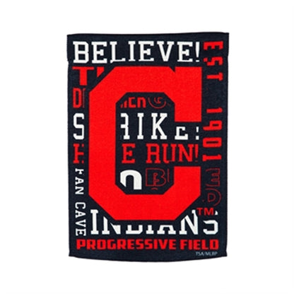 Cleveland Indians Guardians Premium Double Sided Garden Flag Banner, Linen, 13x18 Inch, Outdoor, Display Pole Sold Separately