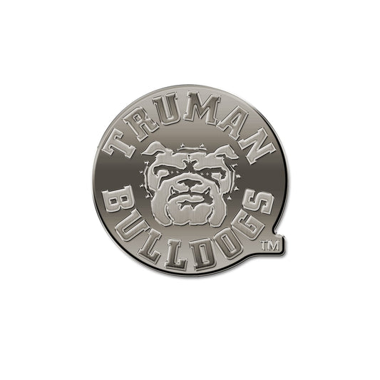 Rico Industries NCAA Truman State Bulldogs Antique Auto Emblem Antique Nickel Auto Emblem for Car/Truck/SUV