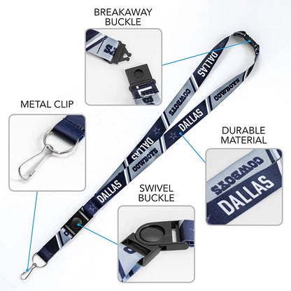 Los Angeles Kings Lanyard Keychain Safety Breakaway Double Sided